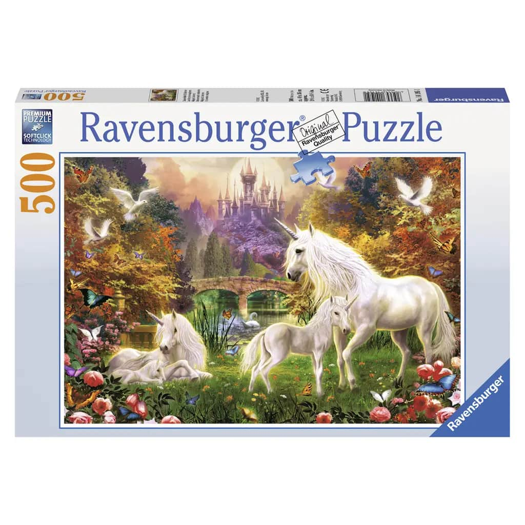 Puzzel Betoverende Eenhoorns 500 Stukjes