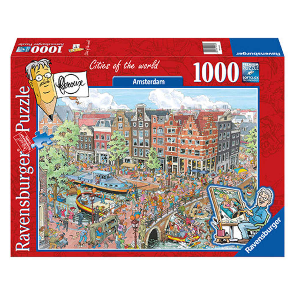 Puzzel Fleroux: Amsterdam 1000stuks