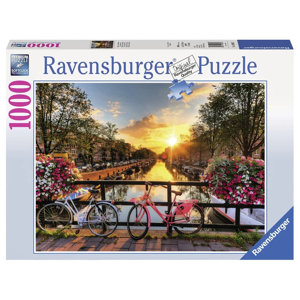 Afbeelding Ravensburger Puzzel Fietsen In Amsterd door Vidaxl.nl