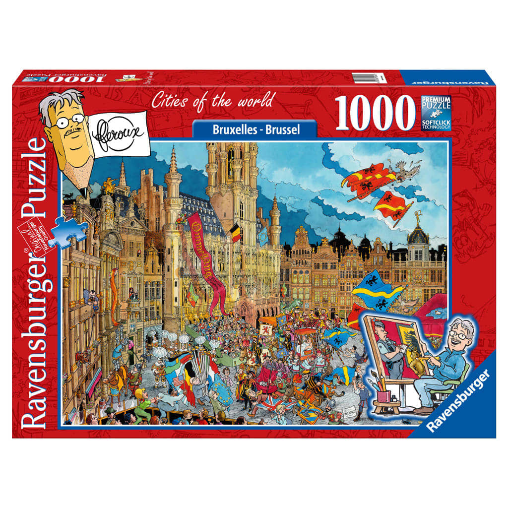 Puzzel Fleroux: Brussel 1000 Stukjes