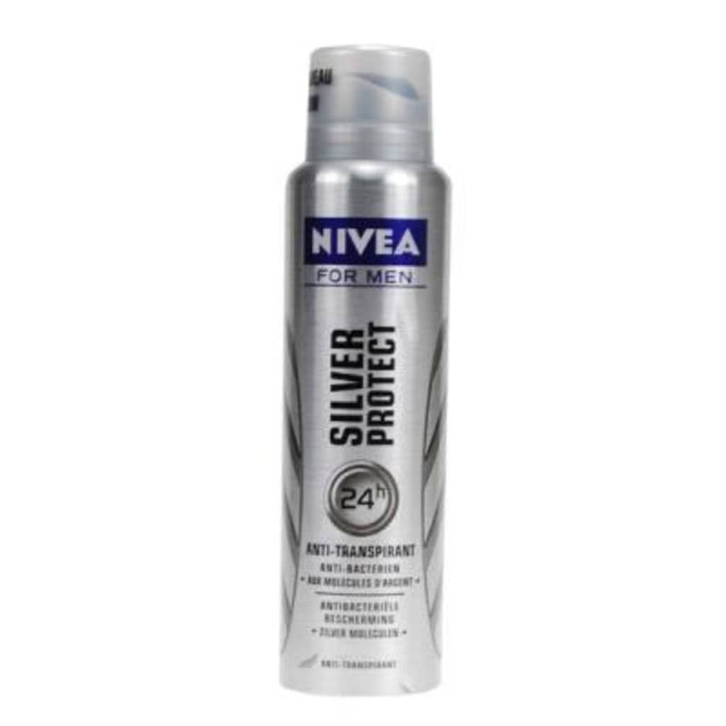 Afbeelding Nivea for Men Deodorant Spray Silver Protect -150ml door Vidaxl.nl