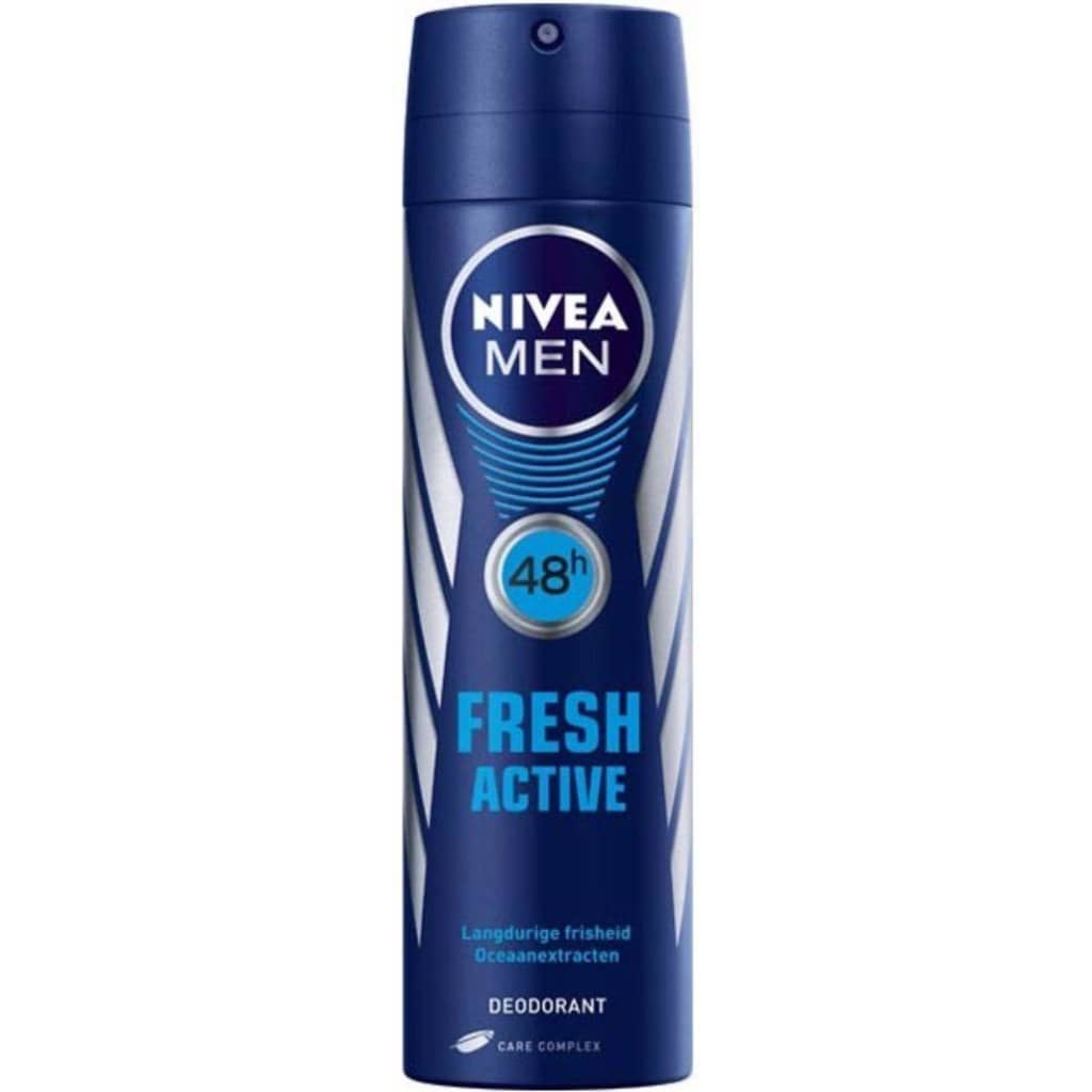 Afbeelding Nivea Men Deospray Deodorant - Fresh Active 150 ml door Vidaxl.nl