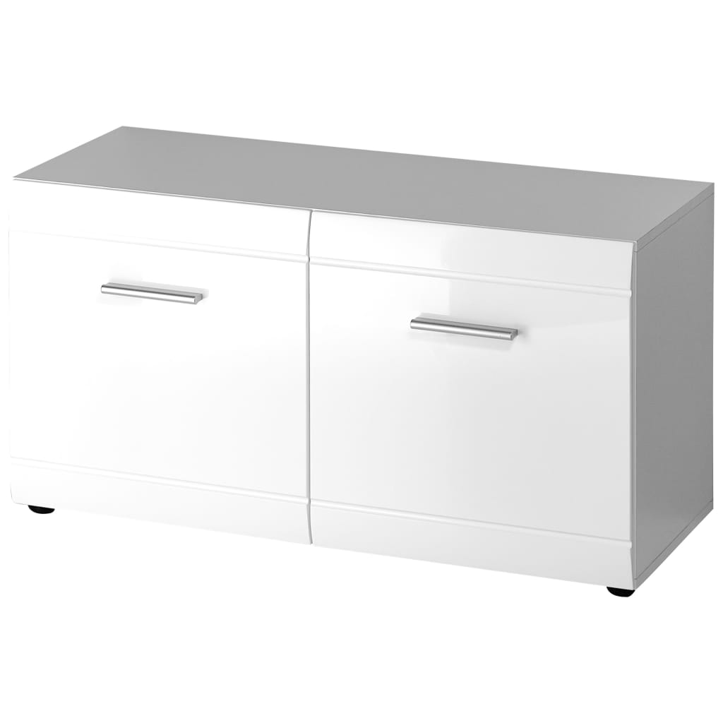 Sapateira  (Branco - Madeira Aglomerada - 95.9 x 38.8 x 50.2 cm)
