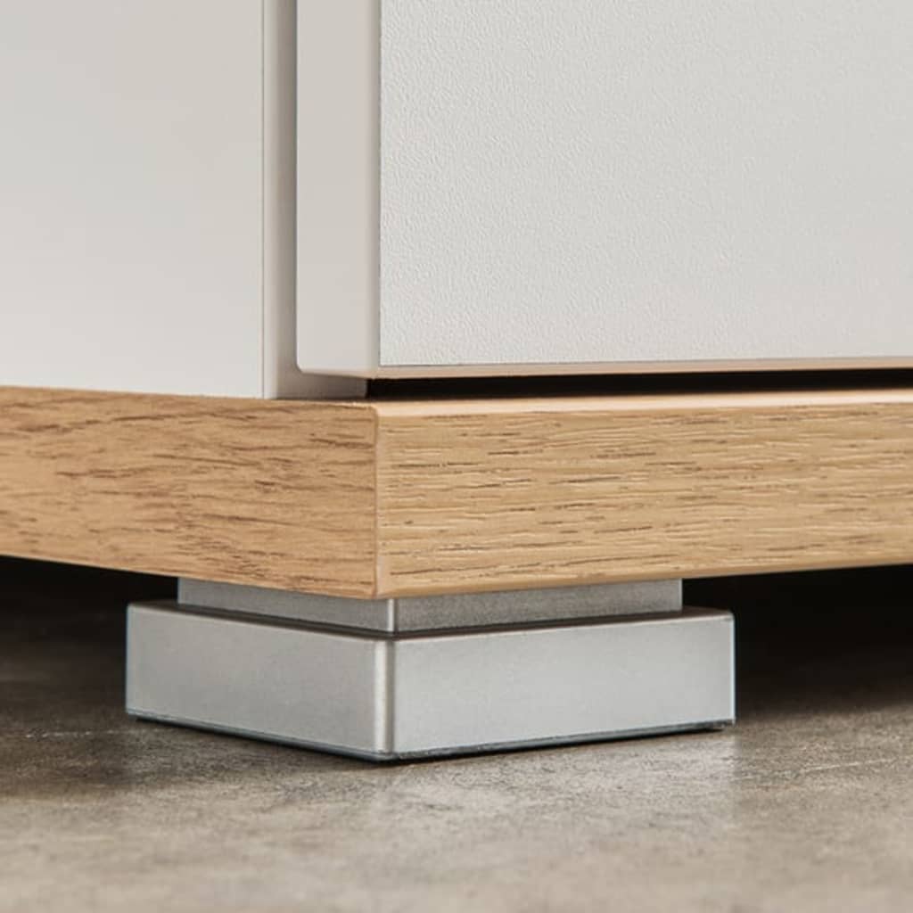 426451 Shoe Cabinet "Topix" 96x40x50,4 cm White and Oak