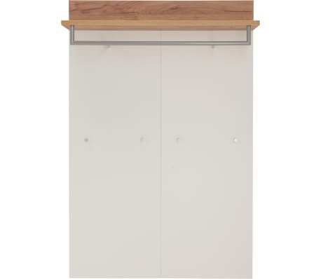 Germania Vešiakový panel Topix 96x29x147 cm biely a dubový