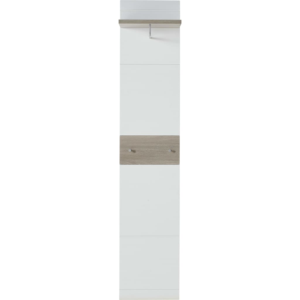 Germania Cuier de haine „Malou”, 39×29,9×19,46 cm stejar Nelson și alb