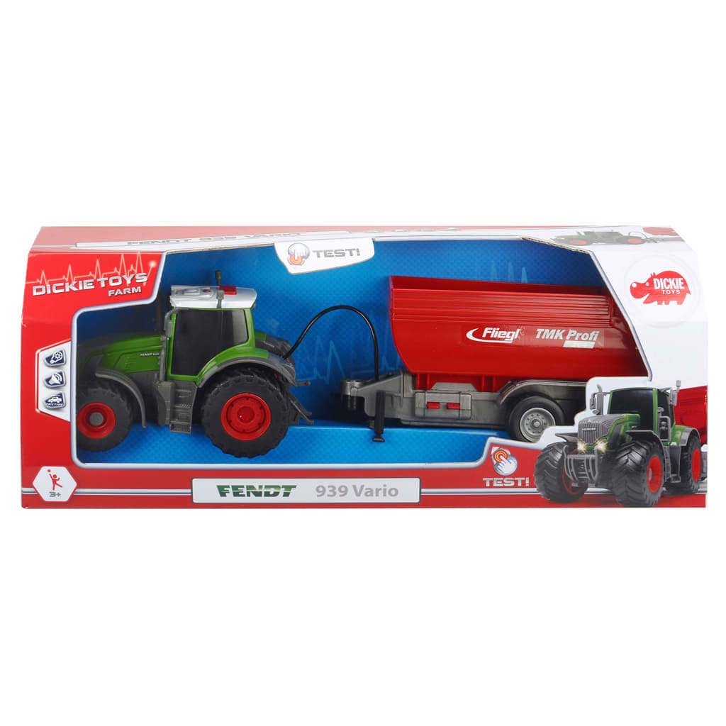 Tractor Fendt 939 Vario Met Aanhanger Met Licht En Geluid 42 Cm