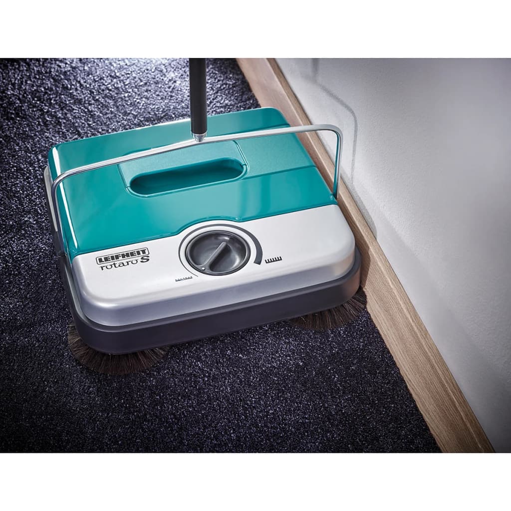 

Leifheit Tapijtveger Rotaro S turquoise en zilver 11402