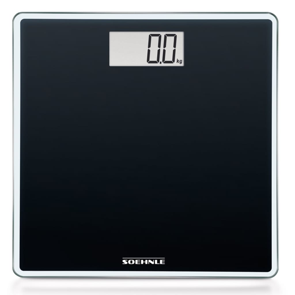 VidaXL - Soehnle Personenweegschaal Style Sense Compact 100 180 kg zwart 63850