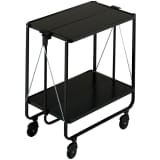 Leifheit Klappbarer Servierwagen Schwarz 74237