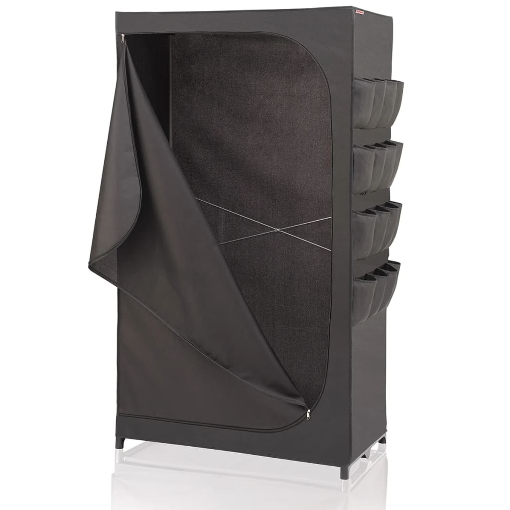 

Leifheit Kledingkast Flex zwart 90x50x160 cm 80001