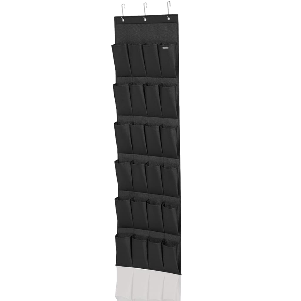 

Leifheit Schoenenorganizer met 24 zakken zwart 47,5x5x165,8 cm 80015