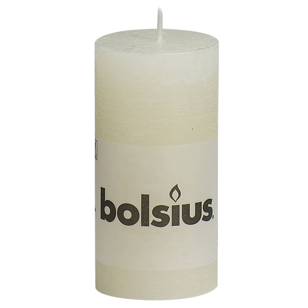 

Bolsius Rustiekkaarsen 8 st 100x50 mm ivoor