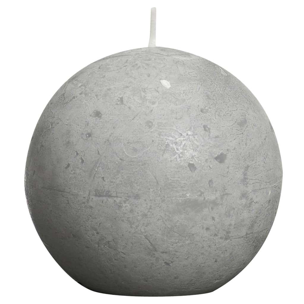 

Bolsius Bolkaarsen rustiek 6 st 80 mm lichtgrijs