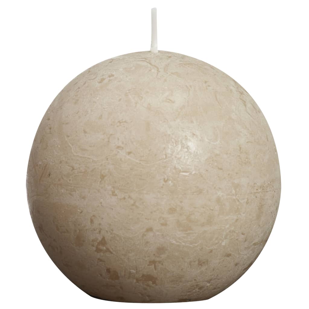 

Bolsius Bolkaarsen rustiek 6 st 80 mm pastel beige