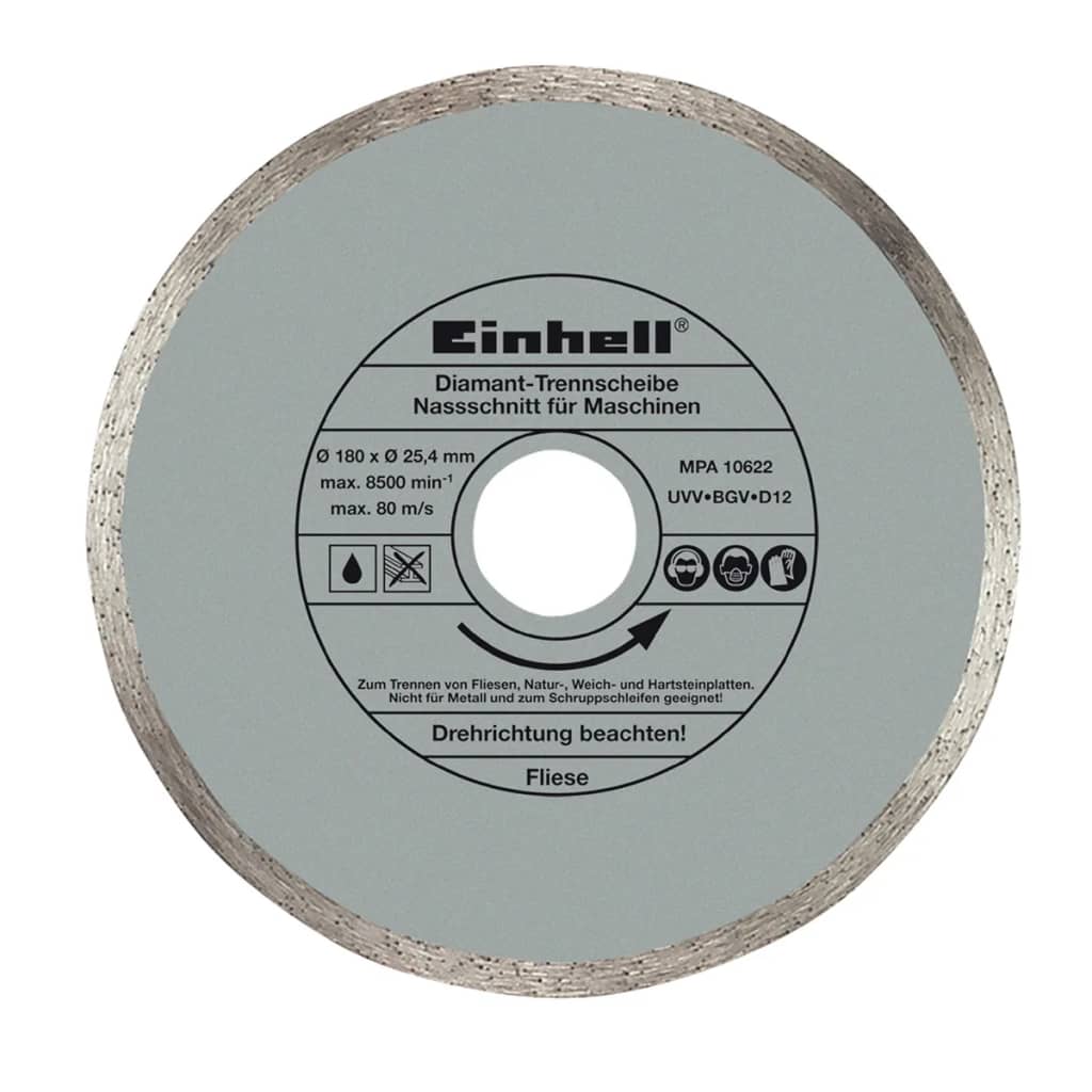 

Einhell diamantslijpschijf 180 x 25,4 mm voor RT-TC 430 U, TC-TC 618