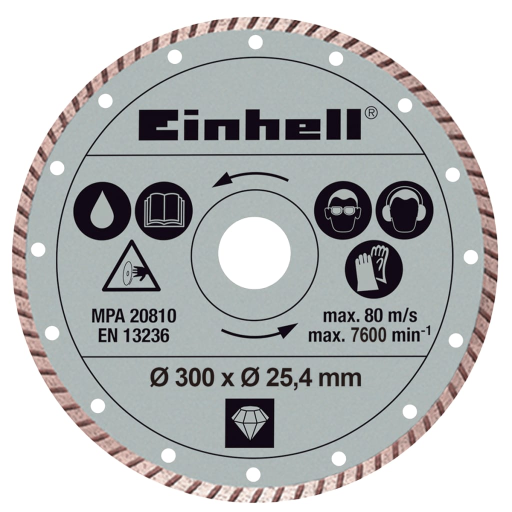 

Einhell turboslijpschijf 300 x 25,4 mm voor RT-SC 920 L