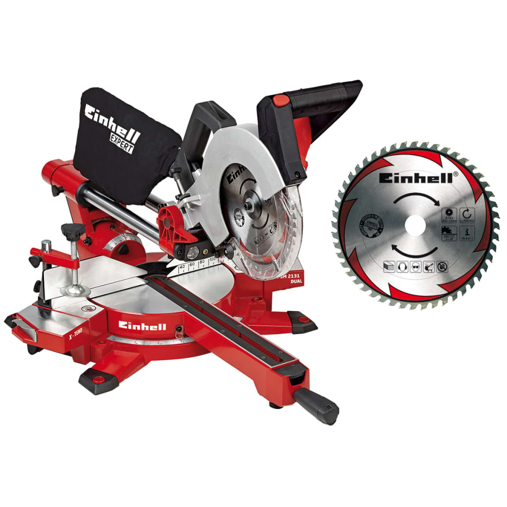 

Einhell radiaal- kap- en verstekzaag TE-SM 2131 Dual