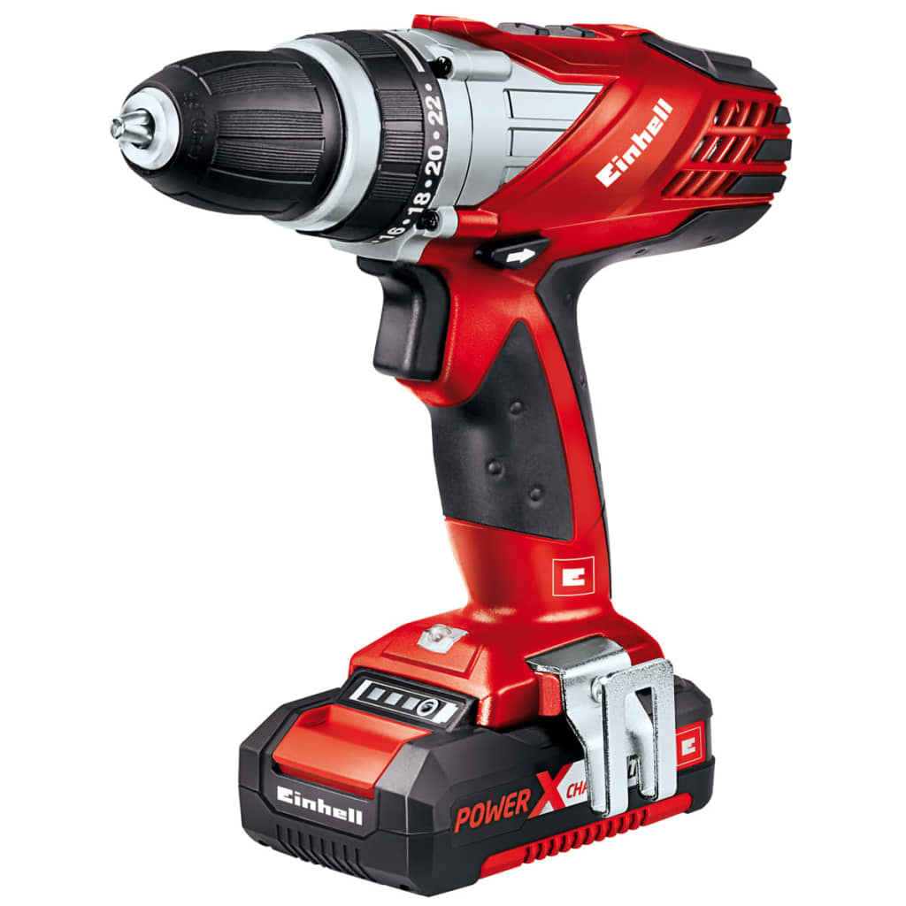 Einhell draadloze schroevendraaier met tweede 3.0 Ah accu TE-CI 18 Li