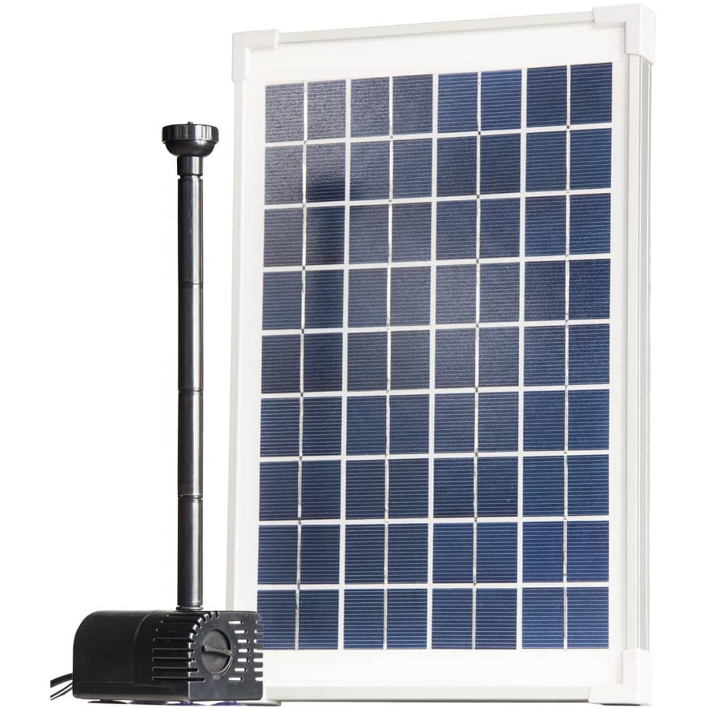 Afbeelding HEISSNER Vijver solar fontein pomp set ca. 350 m3/u door Vidaxl.nl