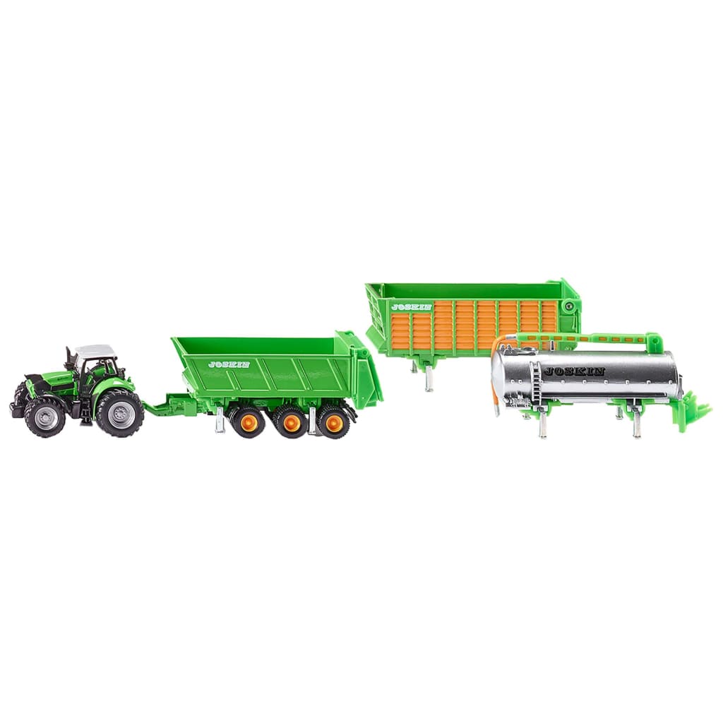 

Siku DEUTZ-FAHR Tractor met aanhangerset Joskin 1:87