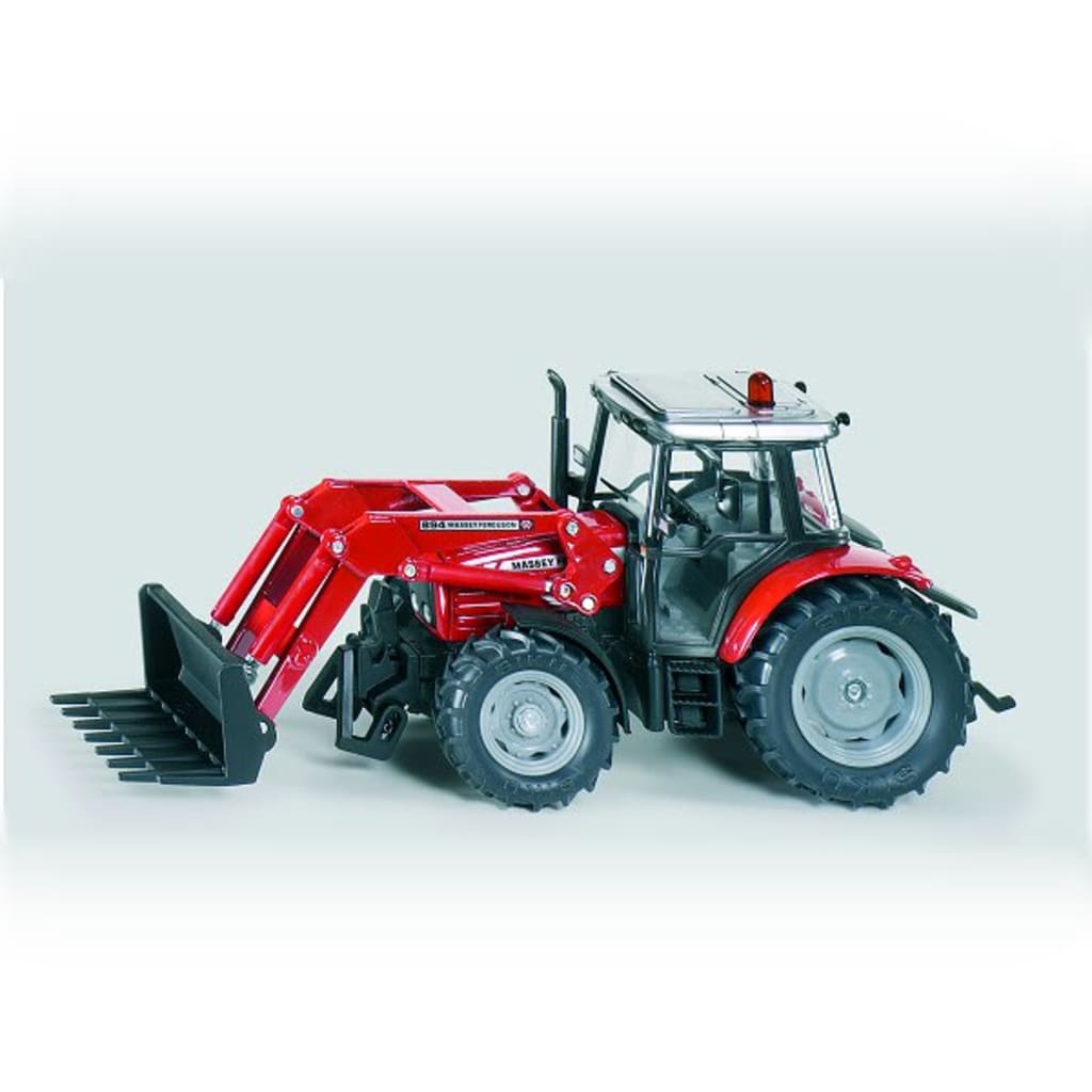 Siku Massey Ferguson 894 tractor met voorlader rood (3653)