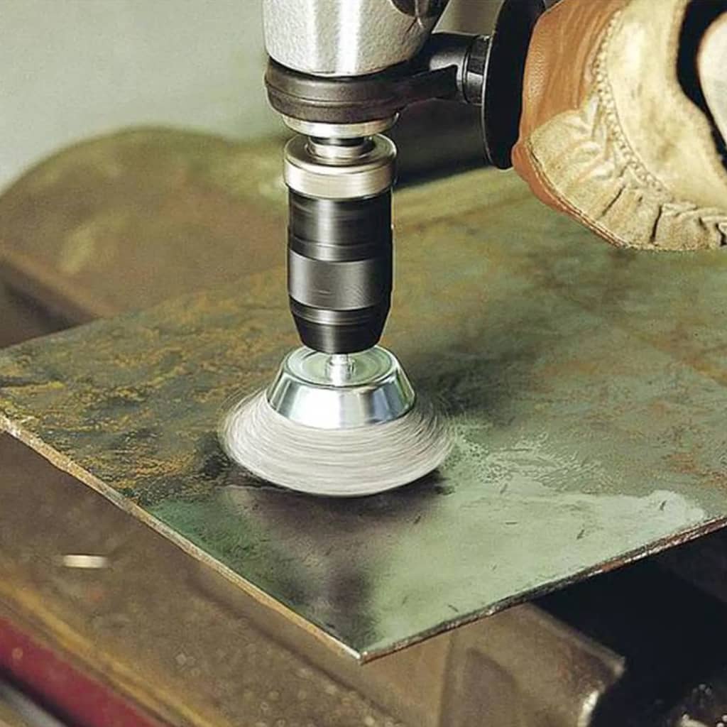 

wolfcraft Draadborstelset met ronde schacht 4-delig 2133000