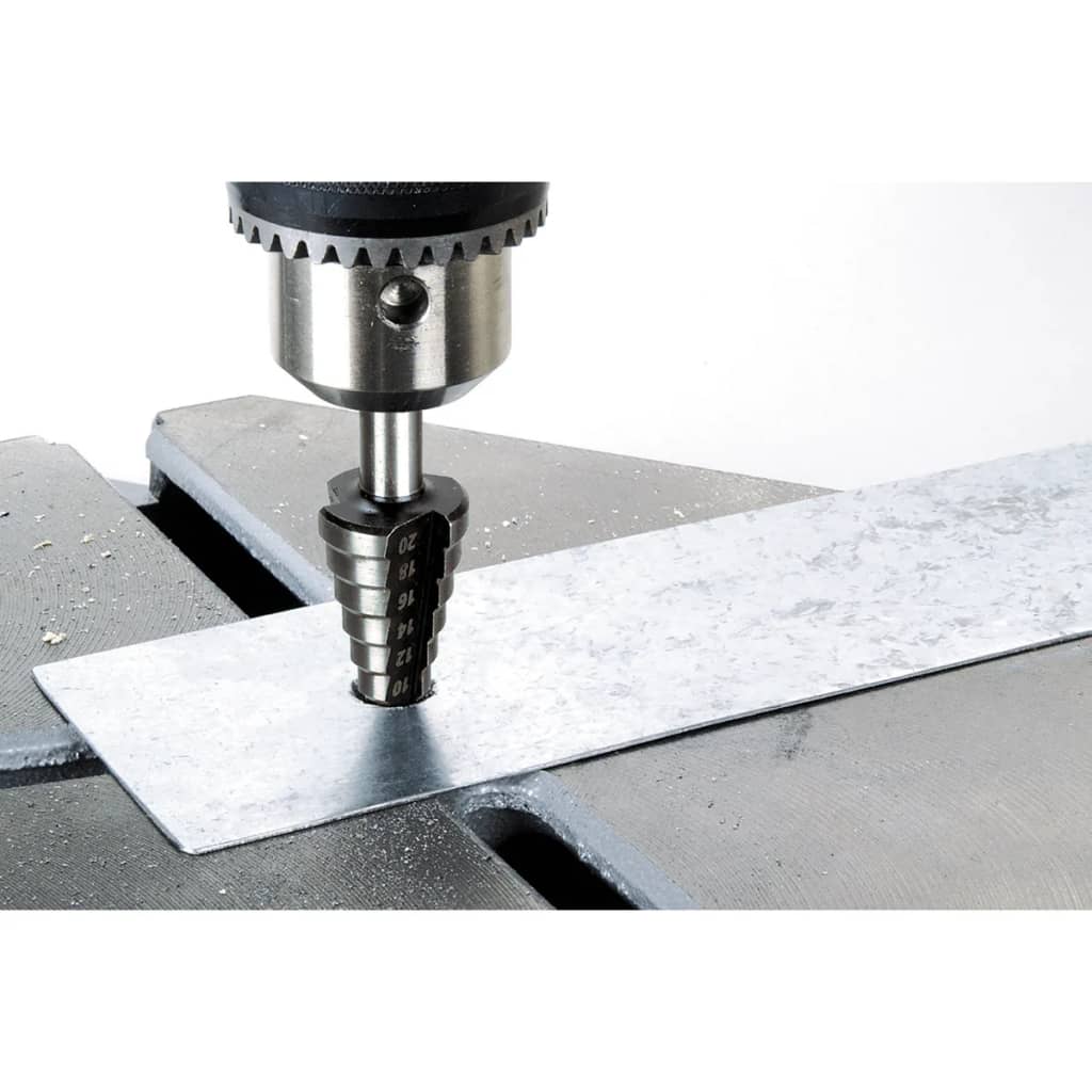

wolfcraft Trapboor 10 mm 8 - 35 mm HSS grijs 2585000