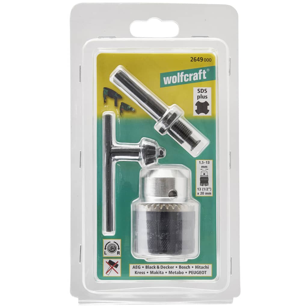 

wolfcraft Boorkopset SDS-plus met adapter