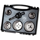 wolfcraft 6-częściowy zestaw otwornic Electricity and Sanitary