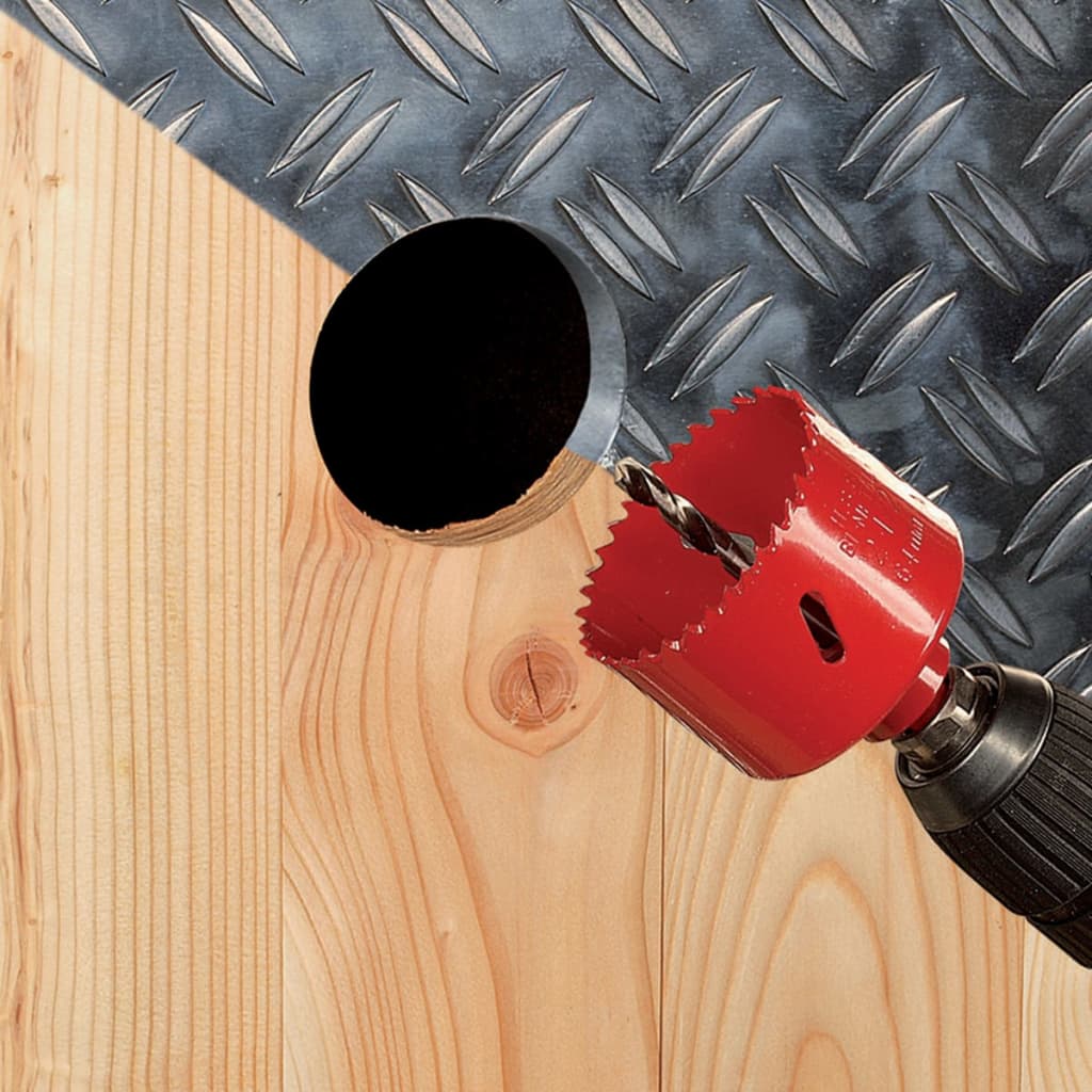 

wolfcraft Gatenzaag 80 mm met zeskant schacht 5485000
