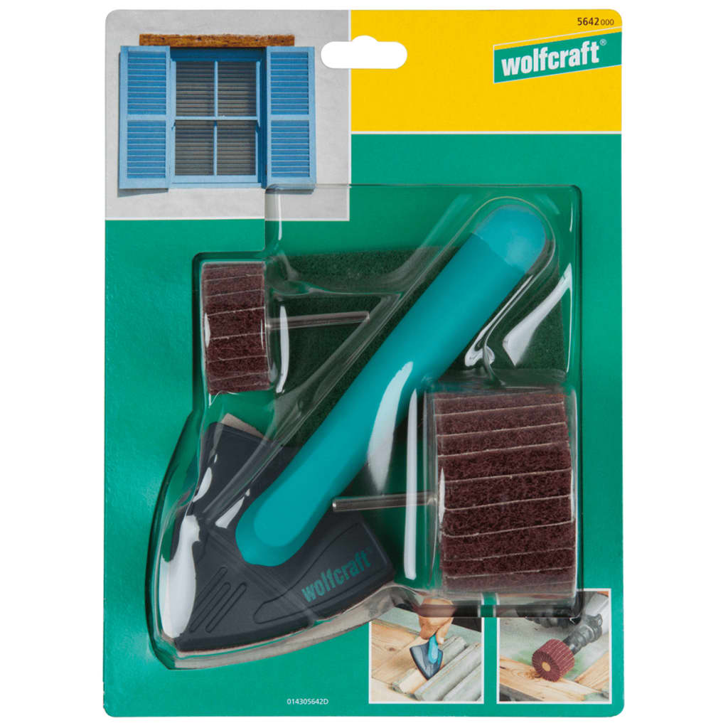 

wolfcraft Houtafwerkingsset 7-delig 5642000