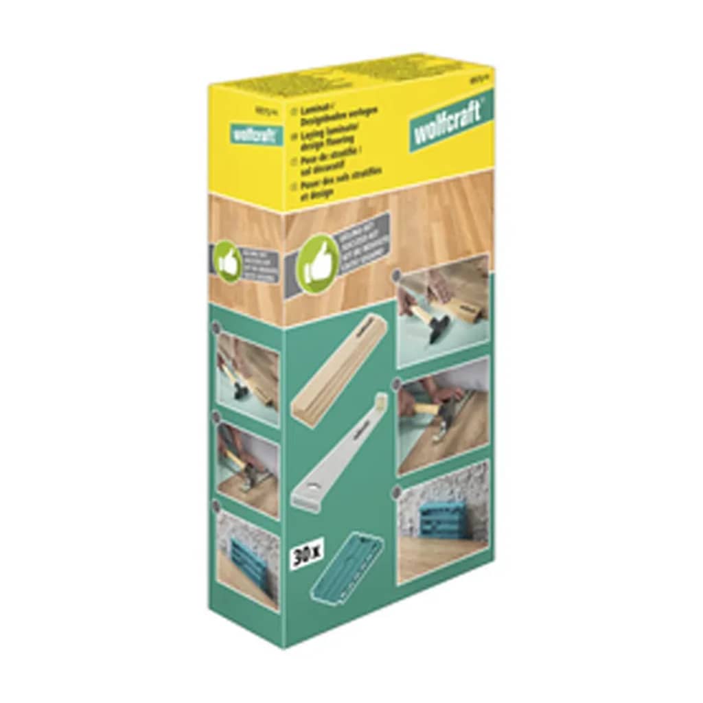 Essentials Tool Set For Laying Laminate And Designing Flooring Wolfcraft 18 width=274