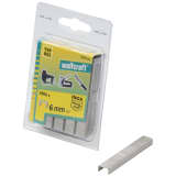 wolfcraft Broad Back Staples Type 053 2000 pcs 6 mm 7025000