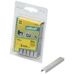 wolfcraft Agrafes à dos large Type 053 1400 pcs 8 mm 7030000