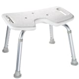 RIDDER Sgabello per Bagno Bianco 110 kg A0050501