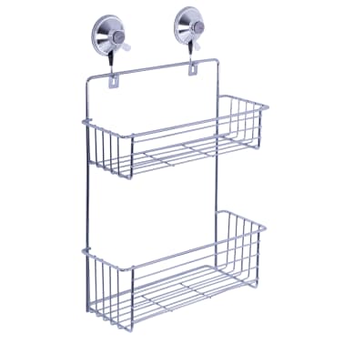 Ridder Bathroom Suction Cup Shower Caddy Set Ridder Bathroom Suction Cup Shower Caddy Set