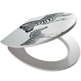 RIDDER WC-Sitz Zebra Soft-Close Weiß 2211100