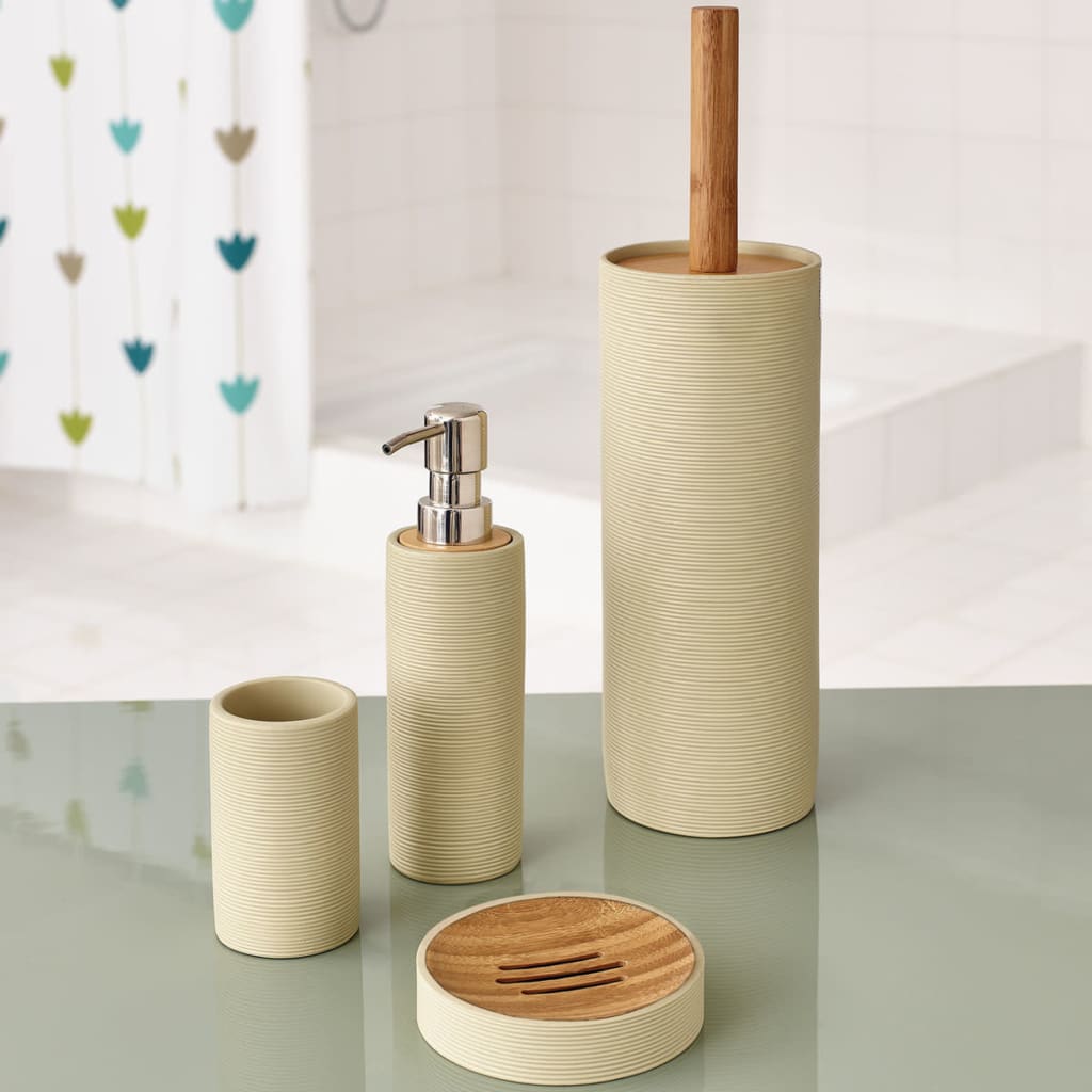 

RIDDER Toiletborstel en houder Roller beige 2105409