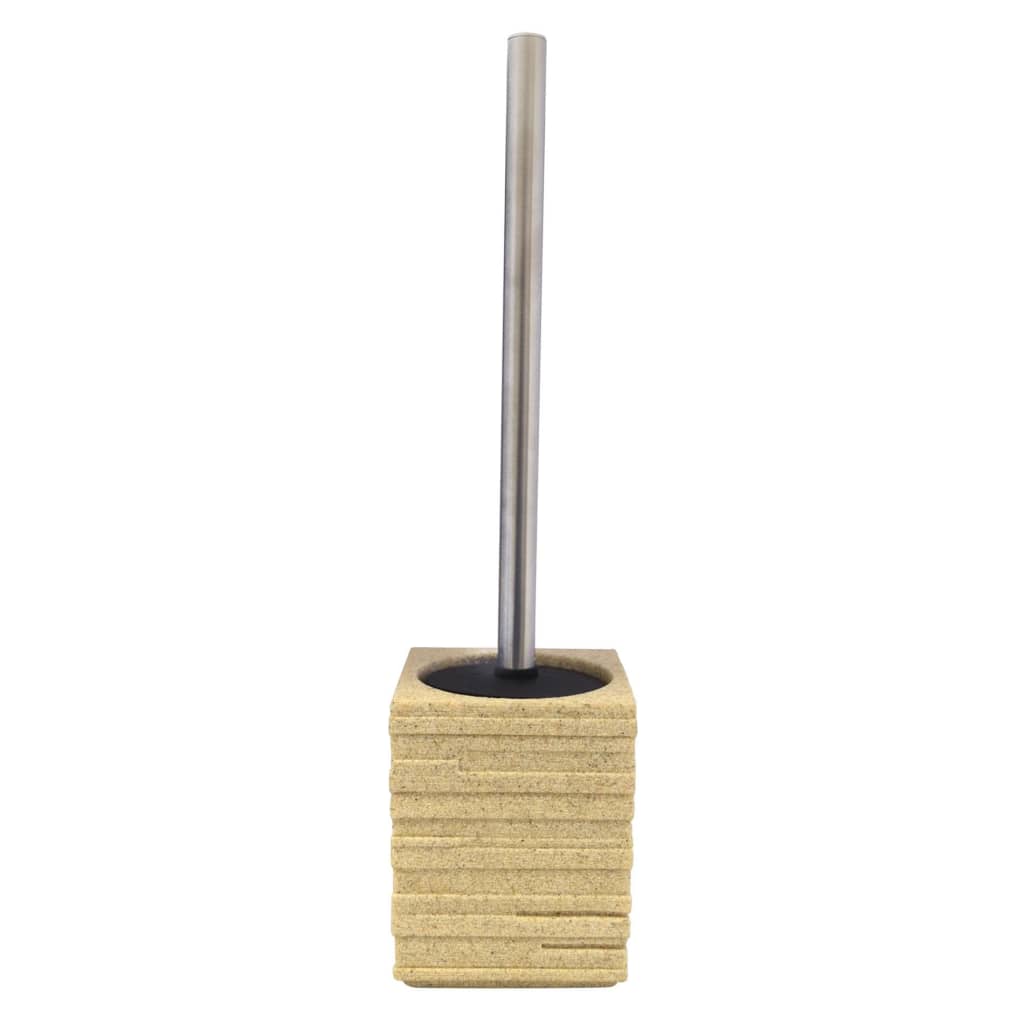 RIDDER Scopino per WC con Supporto Stile Mattonella Ecru