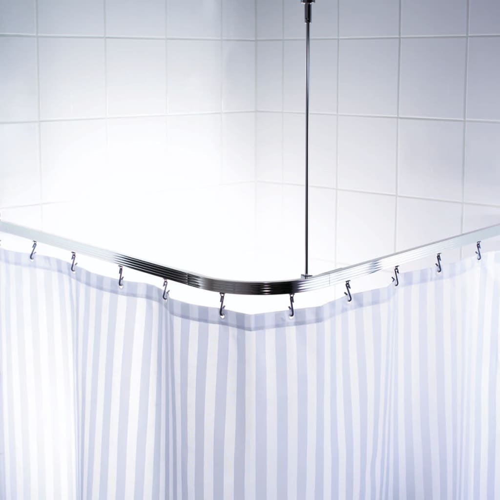 RIDDER Shining Foil Shower Curtains, 100% Polyethylene (PE), 120 X