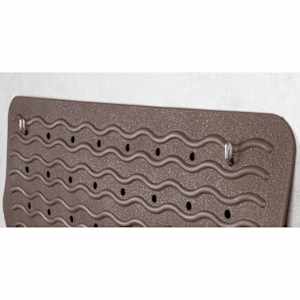 RIDDER Tappetino da Bagno Antiscivolo Playa 80x38 cm Nero 68310