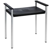 RIDDER Tabouret de salle de bain Premium Noir 100 kg A0220010
