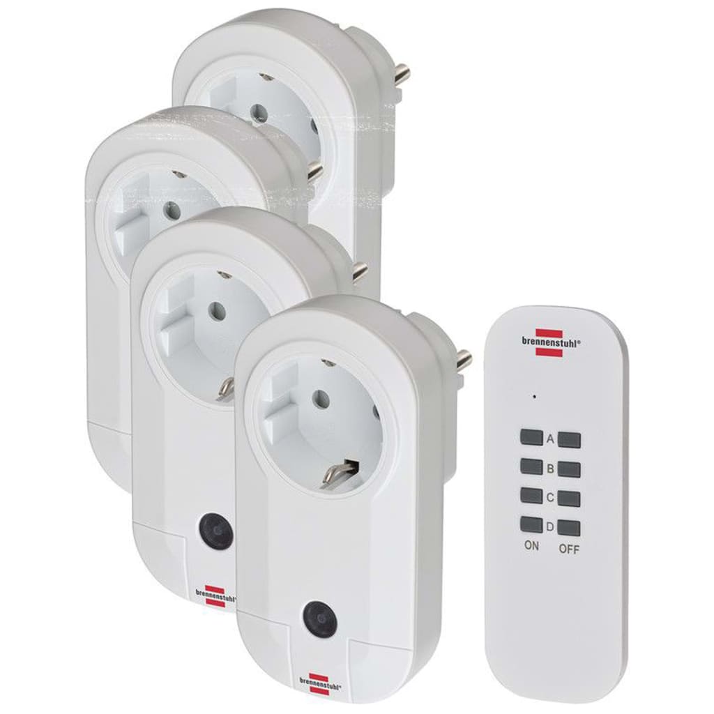 

Brennenstuhl 5-delige Schakelaarset draadloos RC CE1 4001