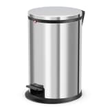 Hailo Kosz na śmieci na pedał Pure, rozmiar M, 12 L, stal nierdzewna