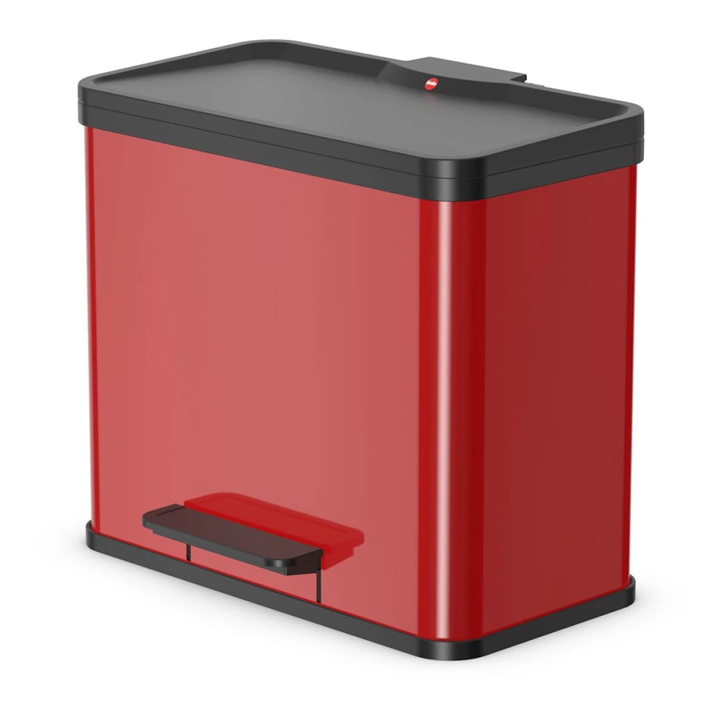 Hailo Pedaalemmer Oko Duo Plus maat L 17+9 L rood 0630-240