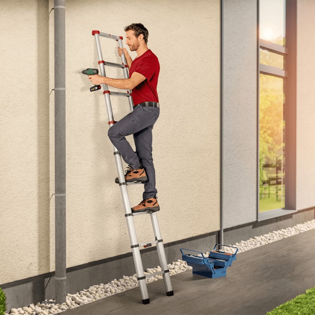 Hailo FlexLine 260 alumínium teleszkópos létra 264 cm 