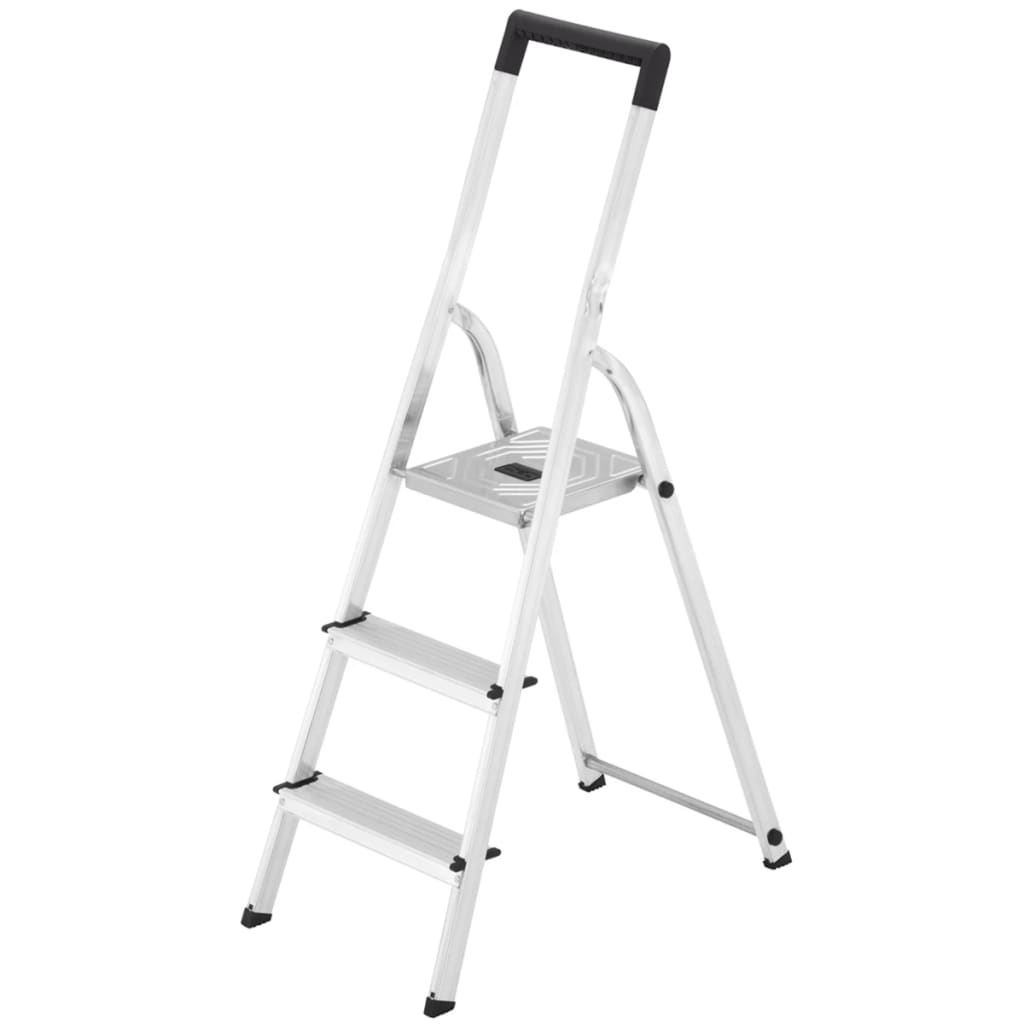 Hailo Trapladder L40 3 treden 125 cm aluminium 8140-315