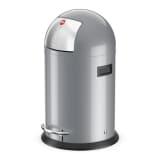 Hailo Tretmülleimer KickMaxx Größe L 28 L Silber 0835-469