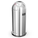 Hailo Tretmülleimer KickMaxx Größe XL 36 L Edelstahl 0850-069
